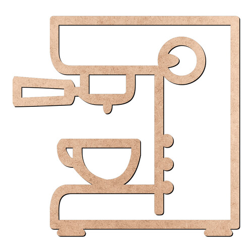 Recorte Máquina Café / MDF 3mm