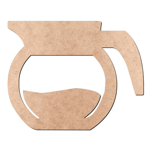 Recorte Jarra Café / MDF 3mm