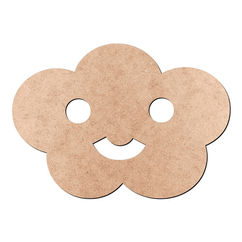 Recorte Nuvem Rosto / MDF 3mm