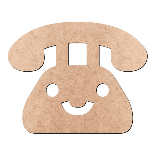 Recorte Telefone Rosto / MDF 3mm