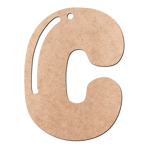 Recorte Letra C CDuck / MDF 3mm
