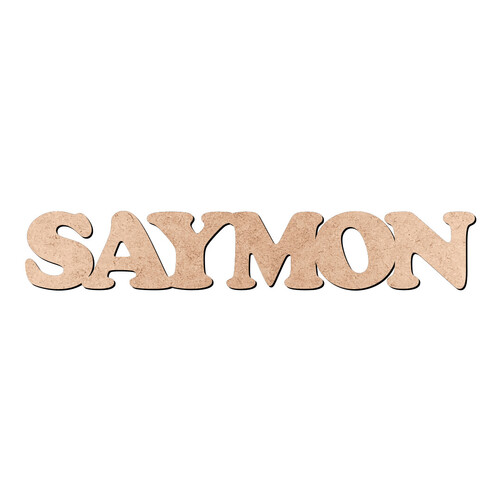 Recorte SAYMON Cooper Black / MDF 3mm