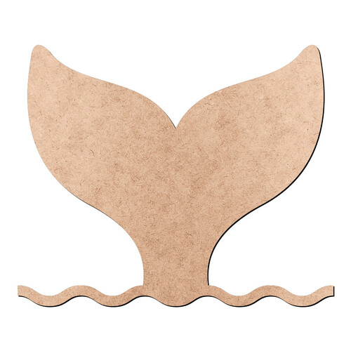 Recorte Cauda Baleia / MDF 3mm