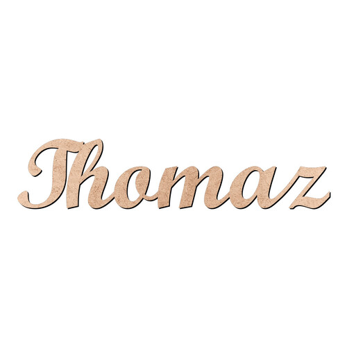Recorte Thomaz Script Mt Std / MDF 3mm