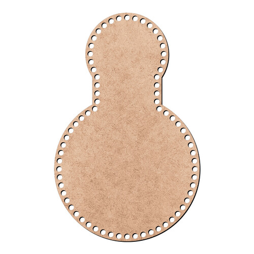Recorte Base Inf Mateira Fio Malha 21 x 33 cm / MDF 3mm