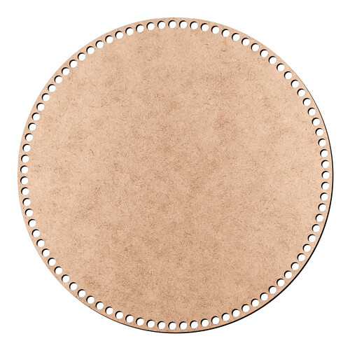 Recorte Base Redonda Cesto Crochê 35 cm / MDF 3mm