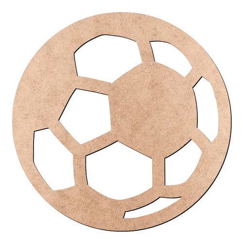 Recorte Bola Futebol / MDF 3mm