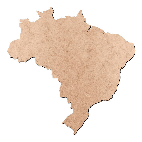 Recorte Mapa Brasil / MDF 3mm