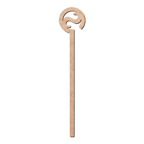 Recorte Cajado São Torlaco / MDF 3mm