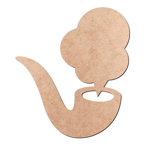 Recorte Cachimbo Fumaça / MDF 3mm