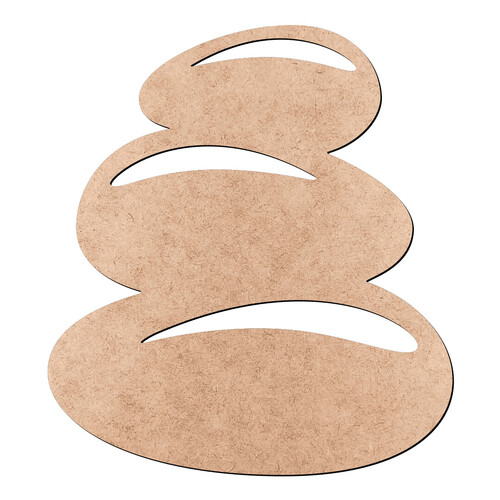 Recorte Pedras Empilhadas / MDF 3mm