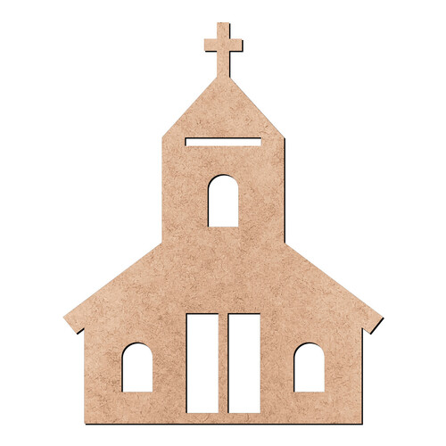 Recorte Igreja / MDF 3mm