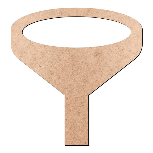 Recorte Funil / MDF 3mm