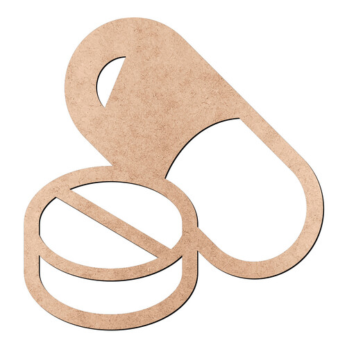 Recorte Remédios / MDF 3mm