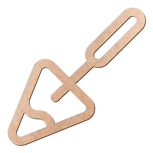 Recorte Colher Pedreiro / MDF 3mm