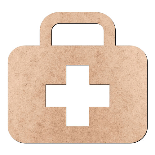 Recorte Maleta Medicina / MDF 3mm