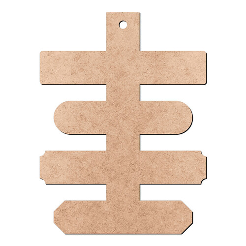 Recorte Placa Agrupada Furo / MDF 3mm