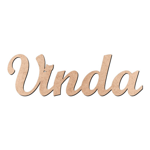 Recorte Vinda Script Mt Std / MDF 3mm