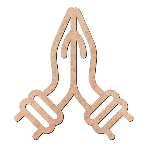 Recorte Namastê / MDF 3mm