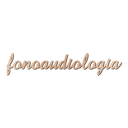 Recorte fonoaudiologia Amaze / MDF 3mm
