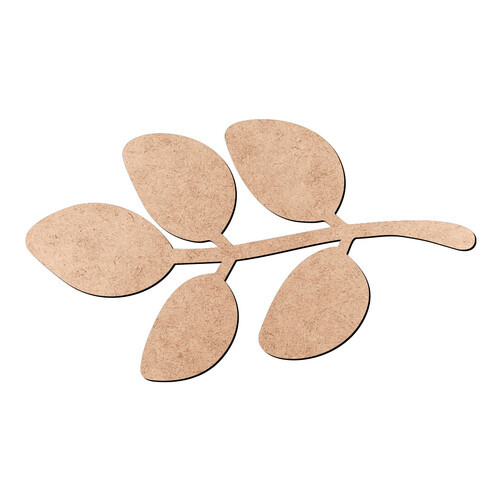 Recorte Galho Folhas / MDF 3mm