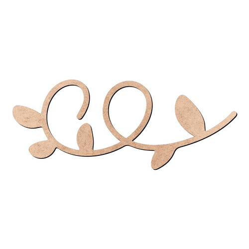 Recorte Arabesco Folhas / MDF 3mm