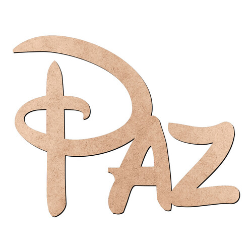 Recorte Paz Disney / MDF 3mm
