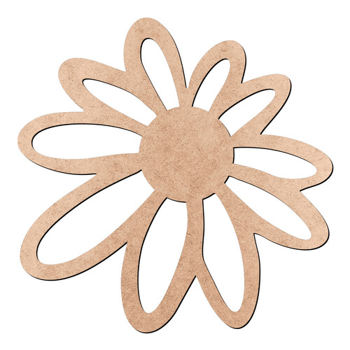 Recorte Flor Margarida / MDF 3mm