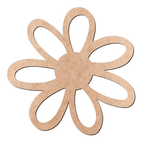 Recorte Flor Margarida / MDF 3mm