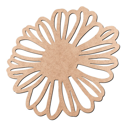 Recorte Flor Margarida / MDF 3mm