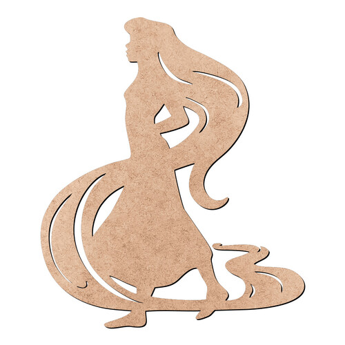 Recorte Rapunzel / MDF 3mm