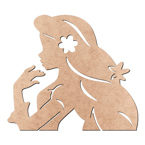 Recorte Rapunzel / MDF 3mm