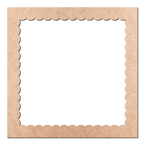 Recorte Moldura Ondulada Interna / MDF 3mm