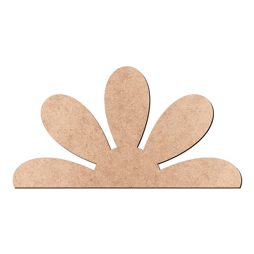 Recorte Meia Margarida / MDF 3mm