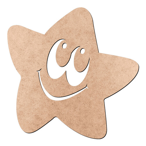 Recorte Estrela / MDF 3mm