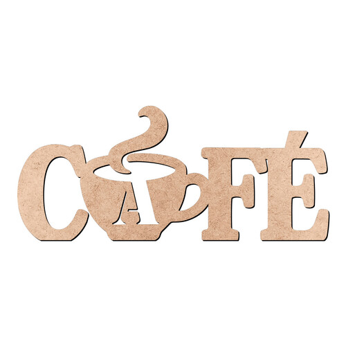 Recorte CAFÉ Xícara / MDF 3mm