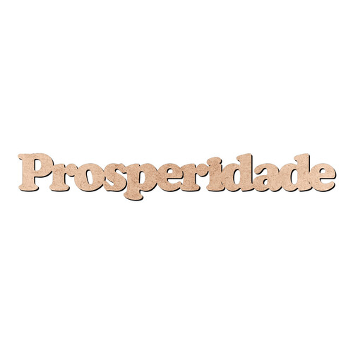 Recorte Prosperidade Cooper Black / MDF 3mm