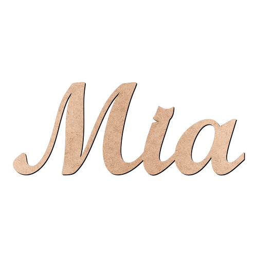 Recorte Mia Script Mt Std / MDF 3mm