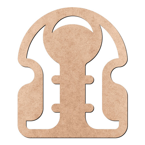 Recorte Colete Salva Vidas / MDF 3mm