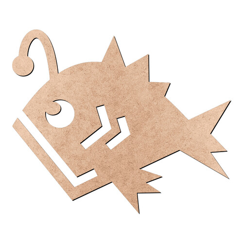 Recorte Peixe Abissal / MDF 3mm