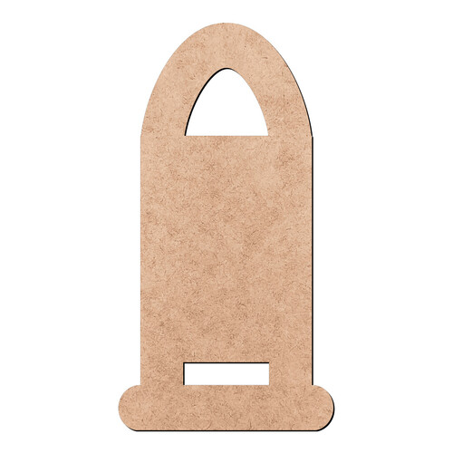 Recorte Projétil Decorativo / MDF 3mm