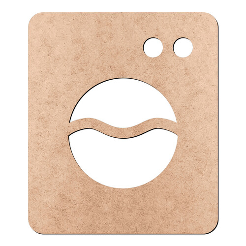 Recorte Máquina de Lavar / MDF 3mm