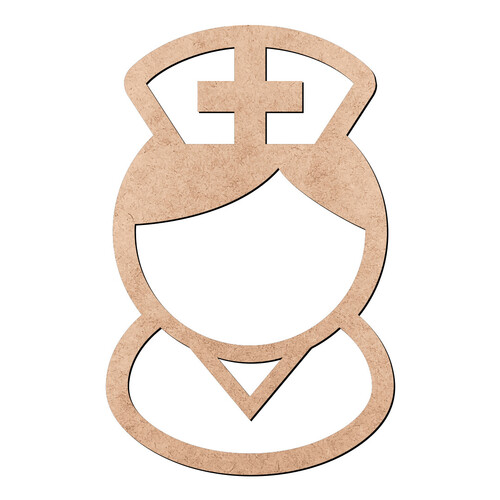 Recorte Enfermeira / MDF 3mm