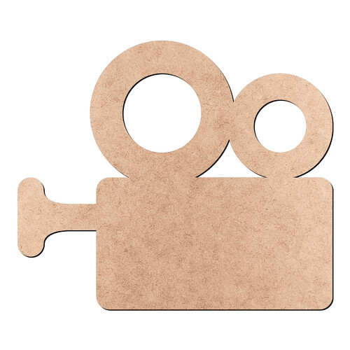Recorte Filmadora Cinema / MDF 3mm