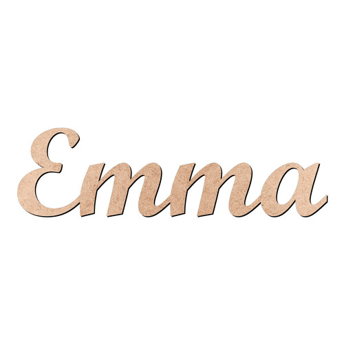 Recorte Emma Script Mt Std / MDF 3mm