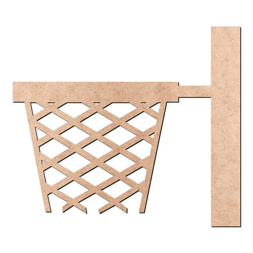 Recorte Cesta Basquete / MDF 3mm