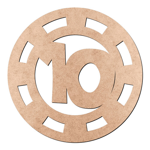 Recorte Ficha 10 / MDF 3mm