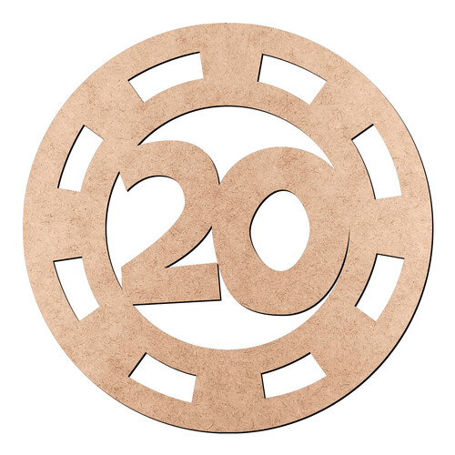Recorte Ficha 20 / MDF 3mm