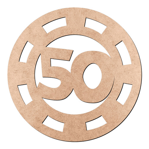 Recorte Ficha 50 / MDF 3mm