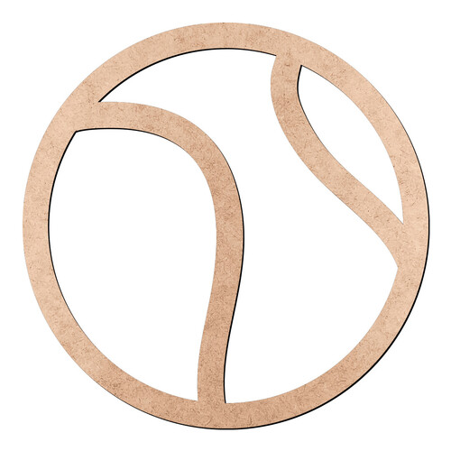 Recorte Bola Padel / MDF 3mm